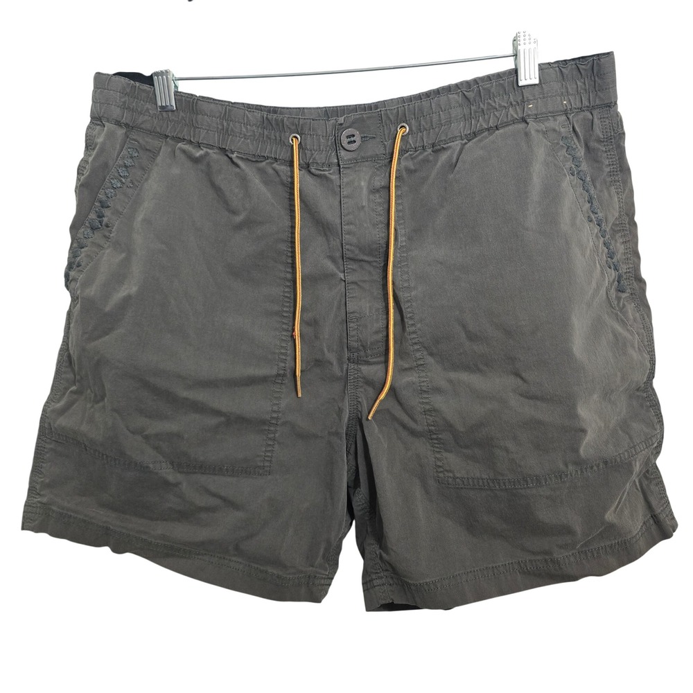 Howler Bros Horizon Hybrid‎ Shorts Mens XXL Charcoal Grey Cotton Nylon Stretch